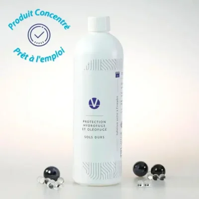 Protection hydrofuge et oléofuge des sols durs